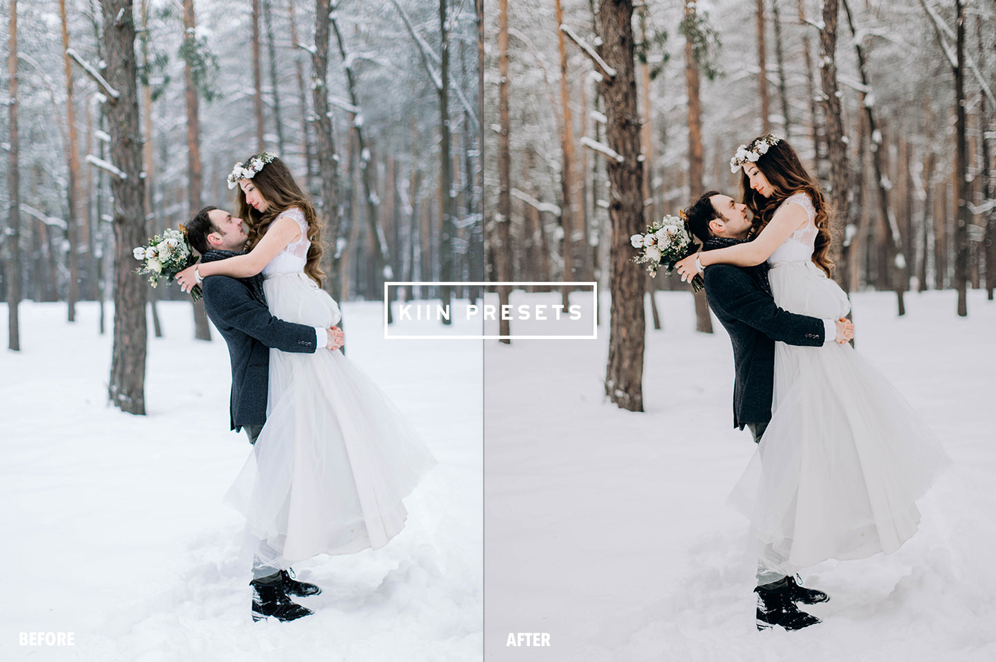 10 WINTER WEDDING LIGHTROOM MOBILE & DESKTOP PRESETS