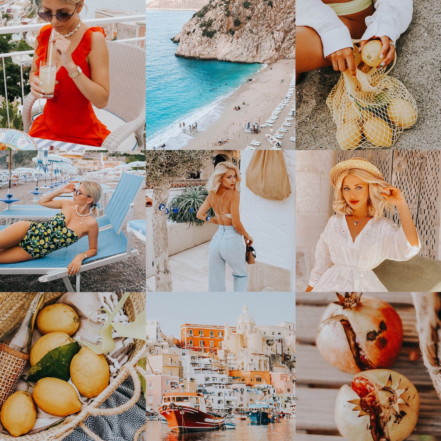 10 POSITANO LIGHTROOM MOBILE PRESETS