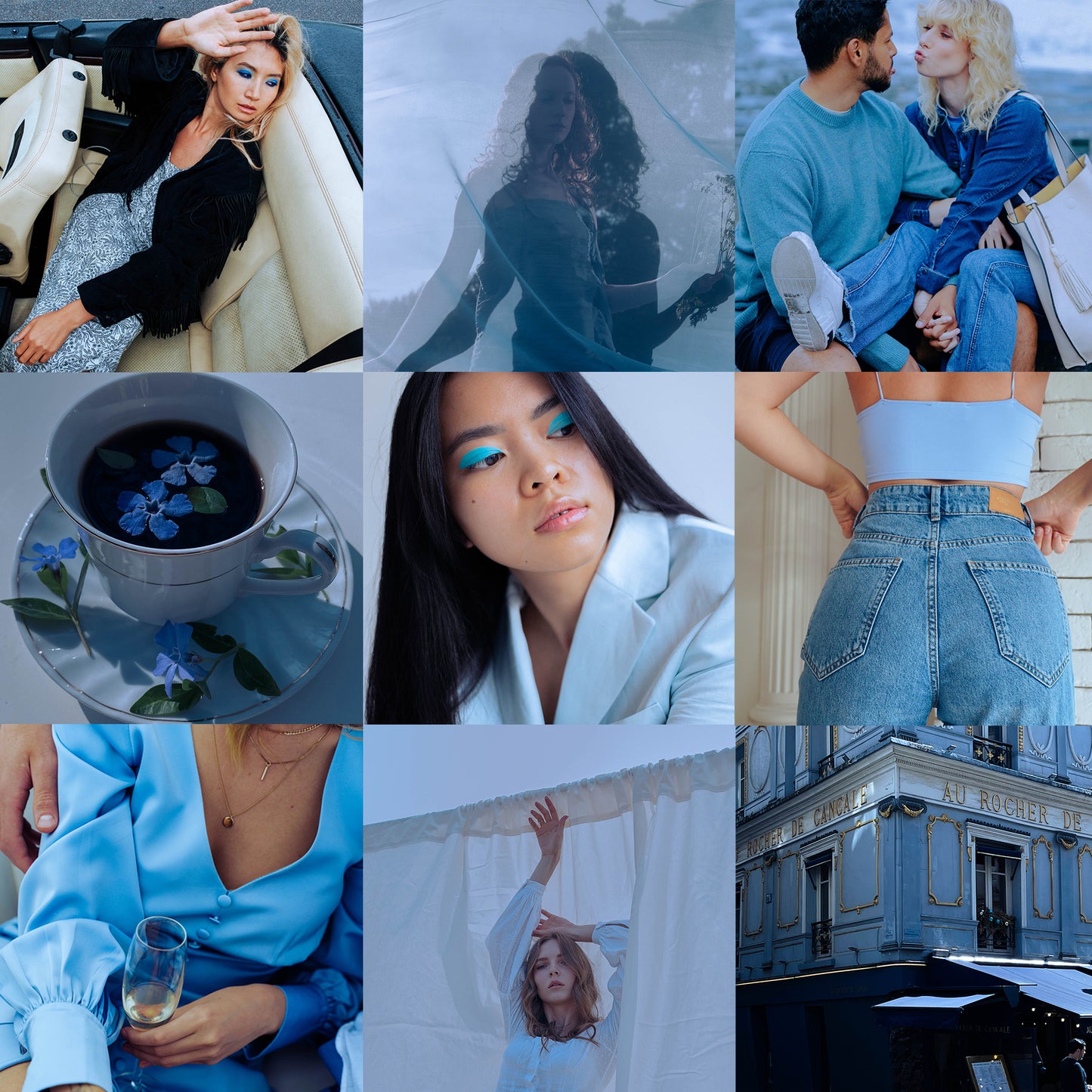 10 BLUE LIGHTROOM MOBILE PRESETS