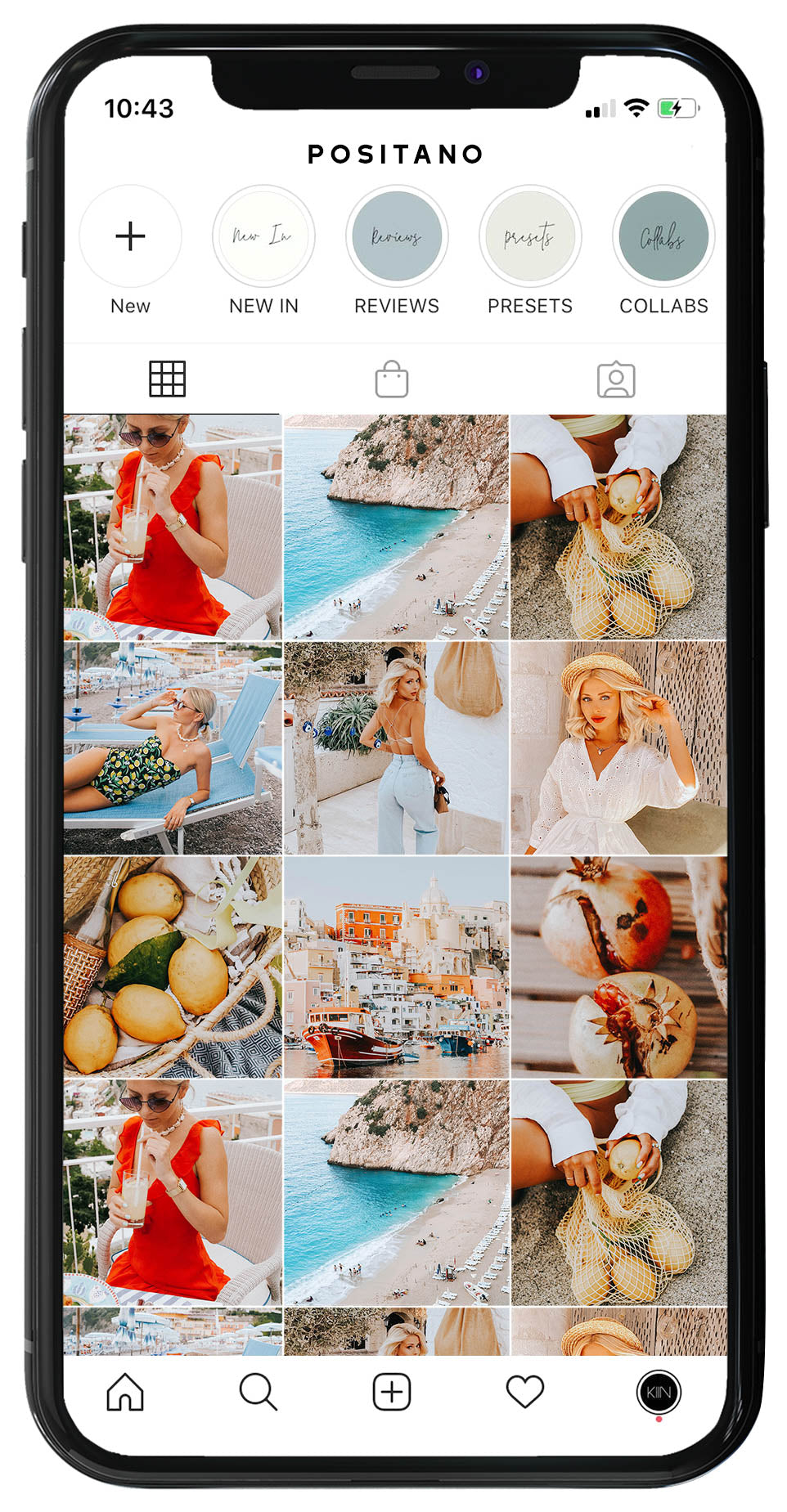 10 POSITANO LIGHTROOM MOBILE PRESETS