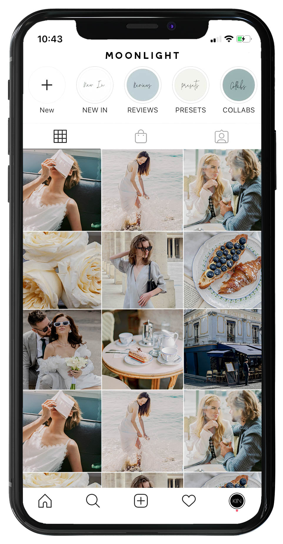 10 MOONLIGHT LIGHTROOM MOBILE PRESETS