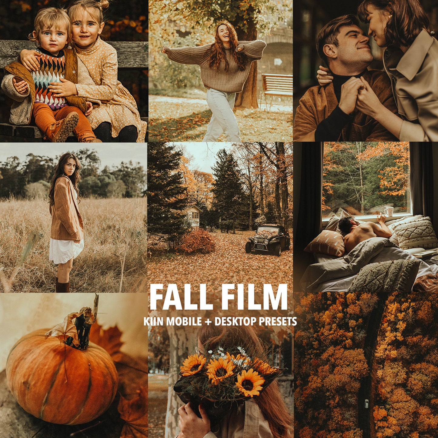 10 FALL FILM LIGHTROOM MOBILE & DESKTOP PRESETS