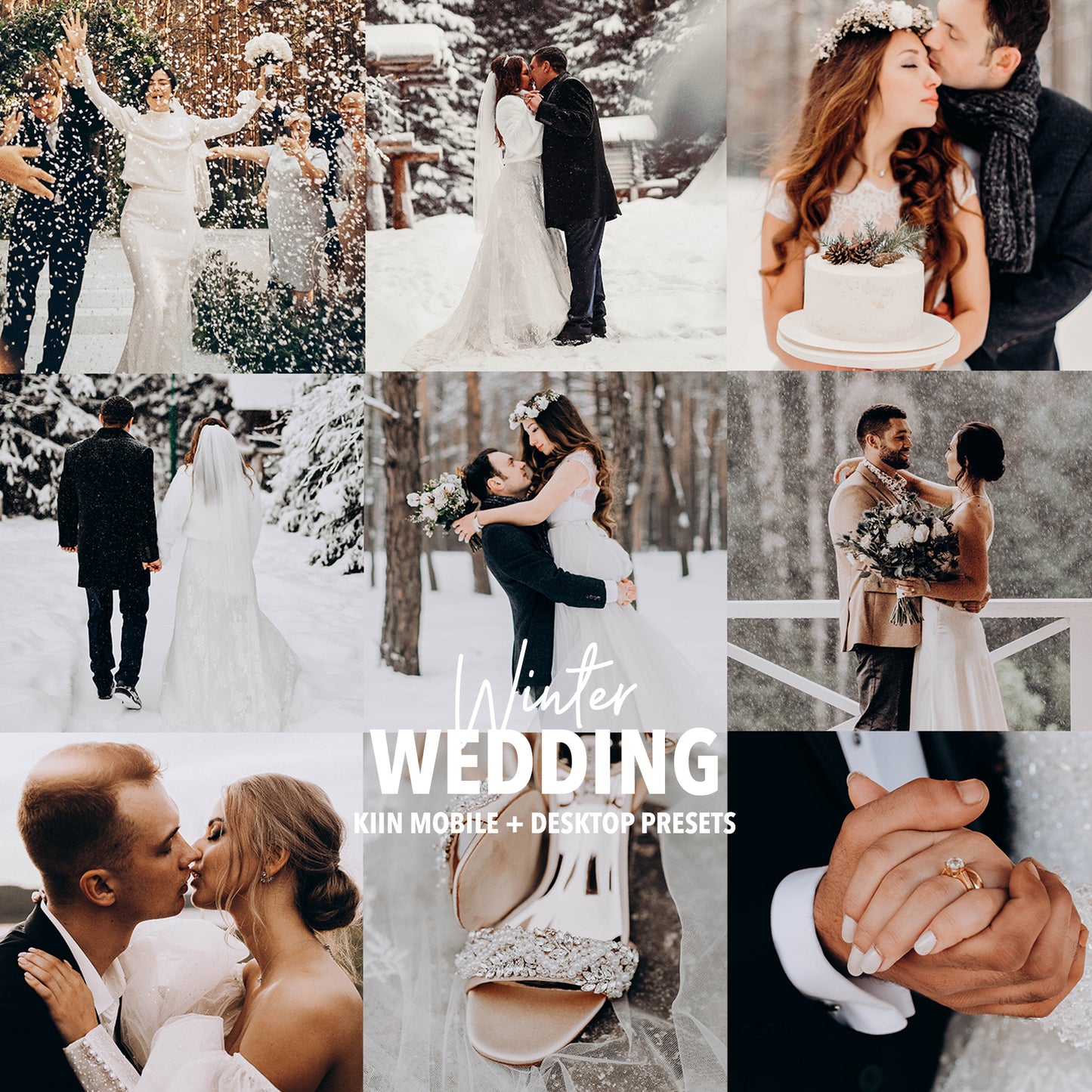 10 WINTER WEDDING LIGHTROOM MOBILE & DESKTOP PRESETS