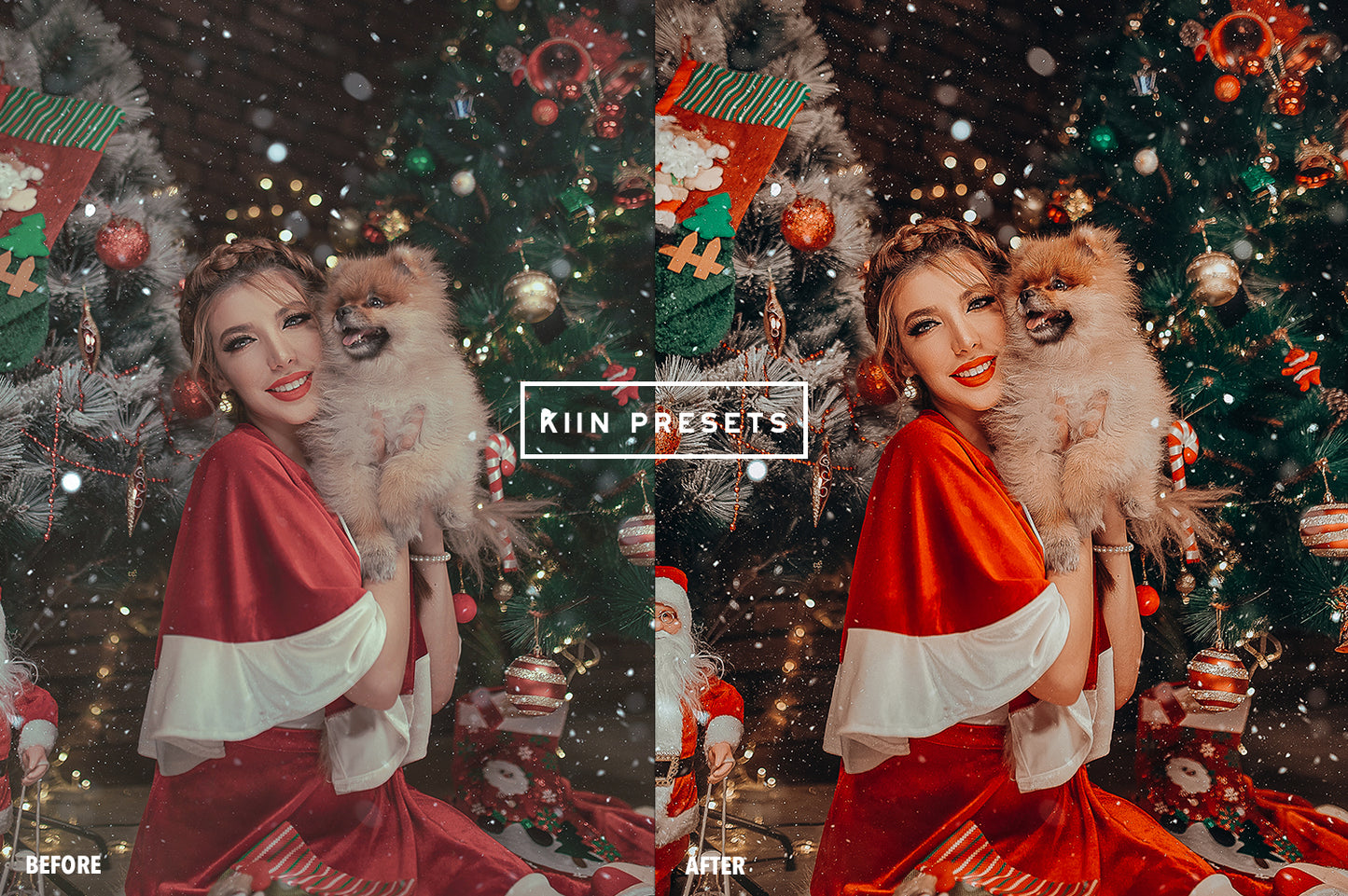 10 MERRY CHRISTMAS LIGHTROOM MOBILE & DESKTOP PRESETS
