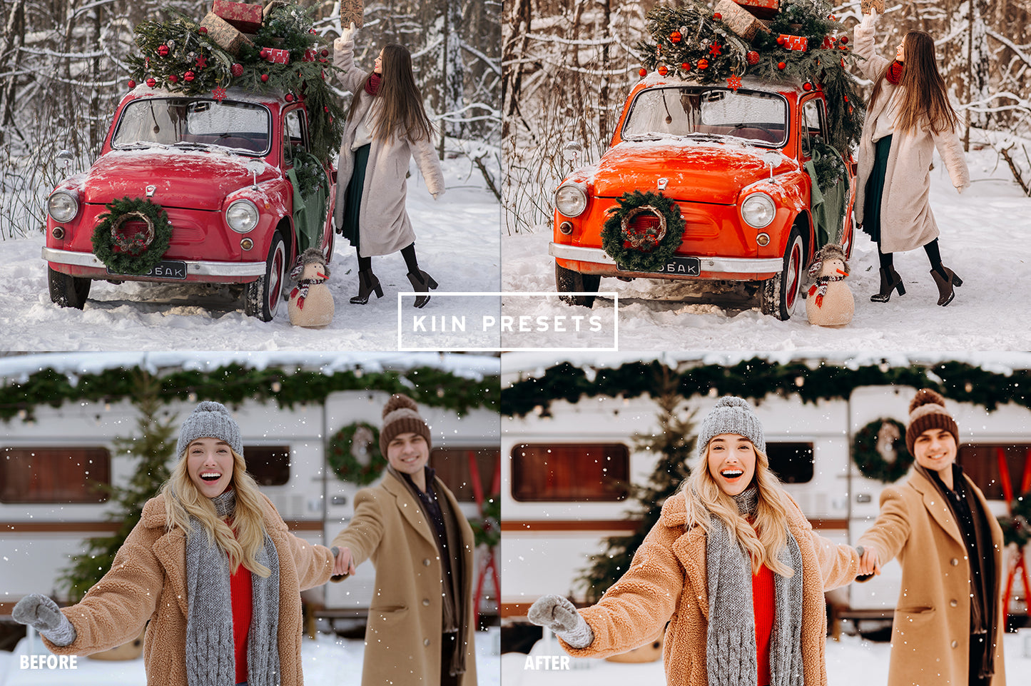 10 MERRY CHRISTMAS LIGHTROOM MOBILE & DESKTOP PRESETS