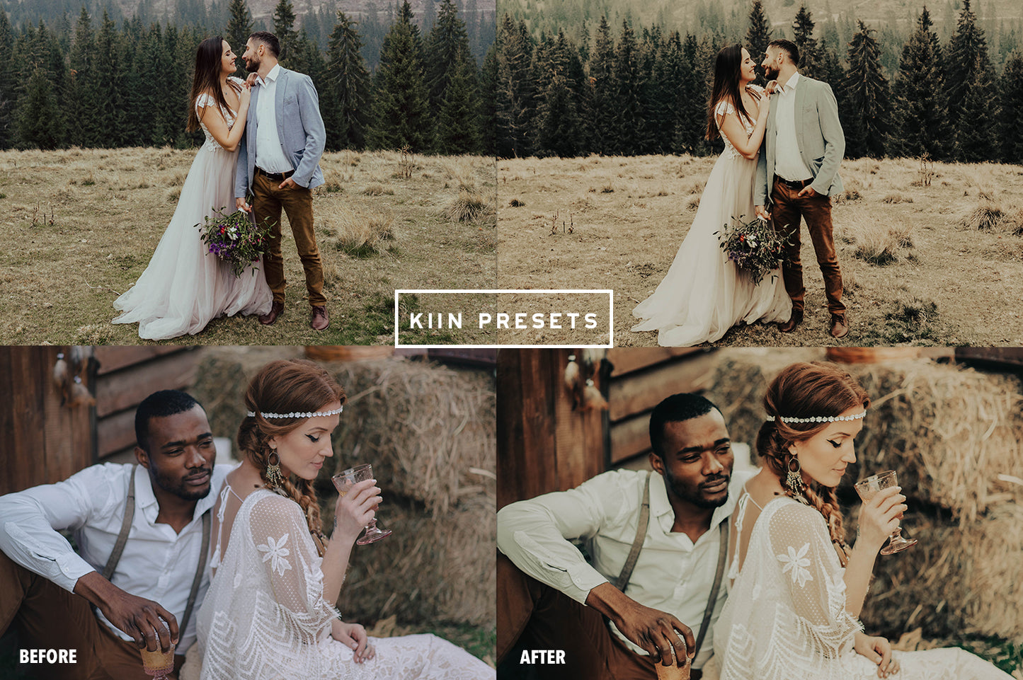 10 EARTHY WEDDING LIGHTROOM PRESETS