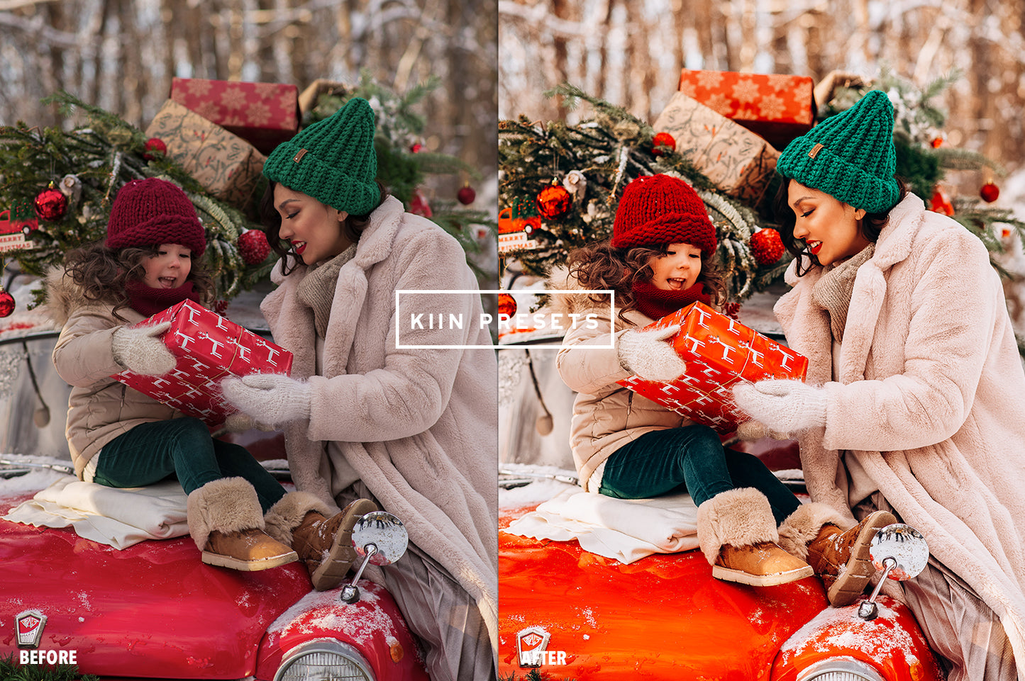10 MERRY CHRISTMAS LIGHTROOM MOBILE & DESKTOP PRESETS