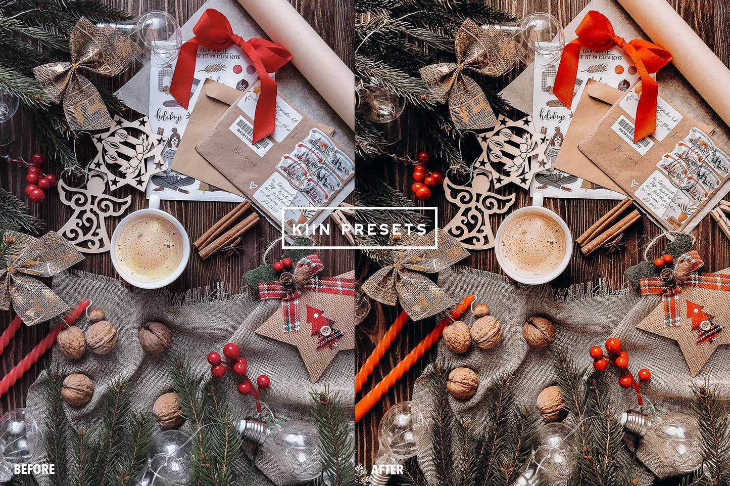 10 MERRY CHRISTMAS LIGHTROOM MOBILE & DESKTOP PRESETS