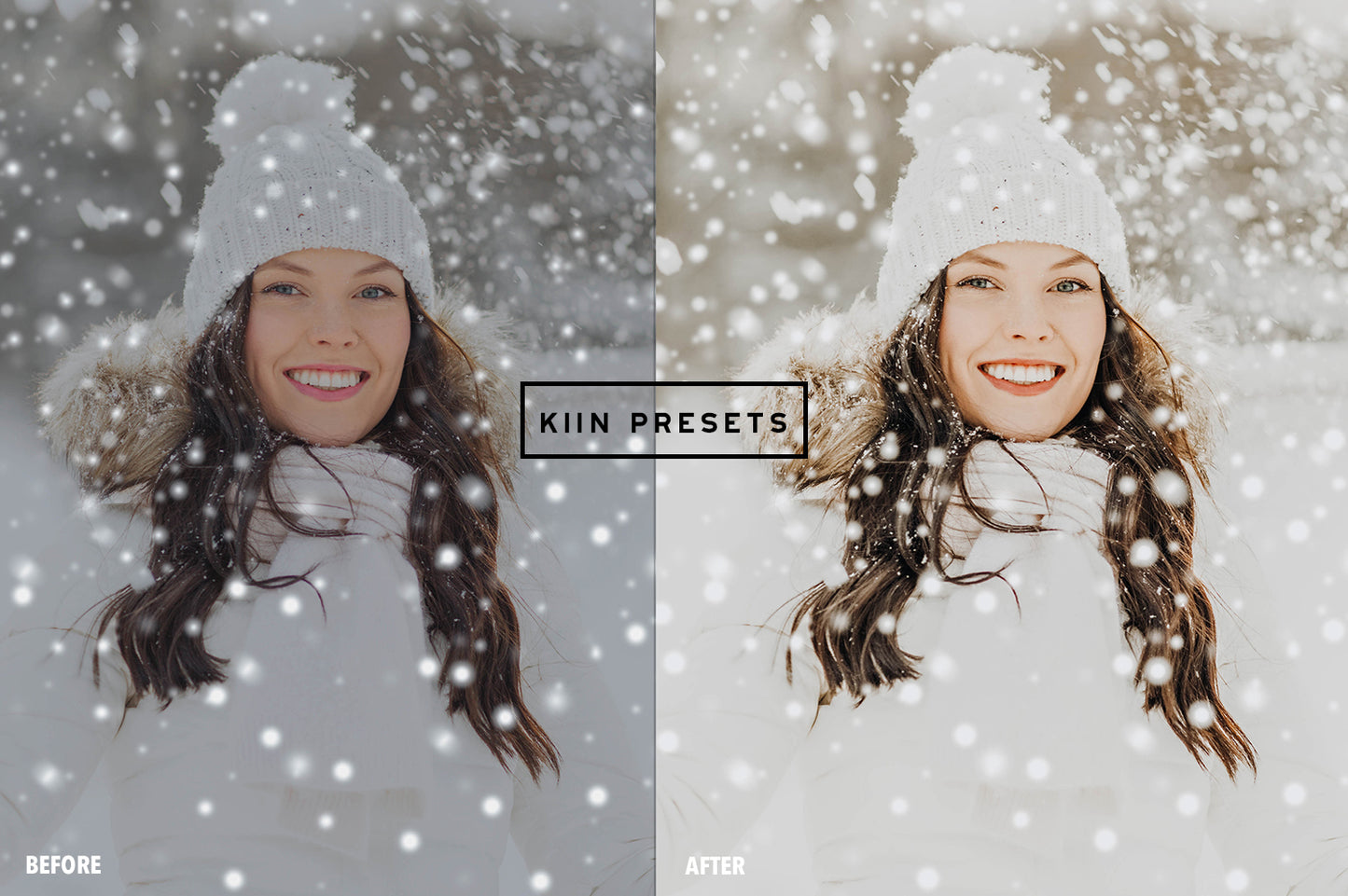 10 WHITE XMAS LIGHTROOM MOBILE & DESKTOP PRESETS