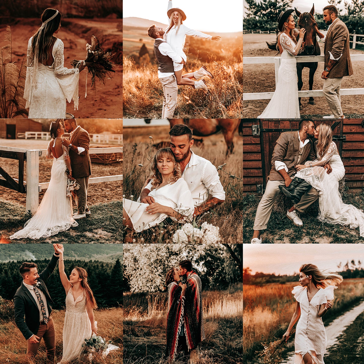 15 RUSTIC BOHO LIGHTROOM PRESETS