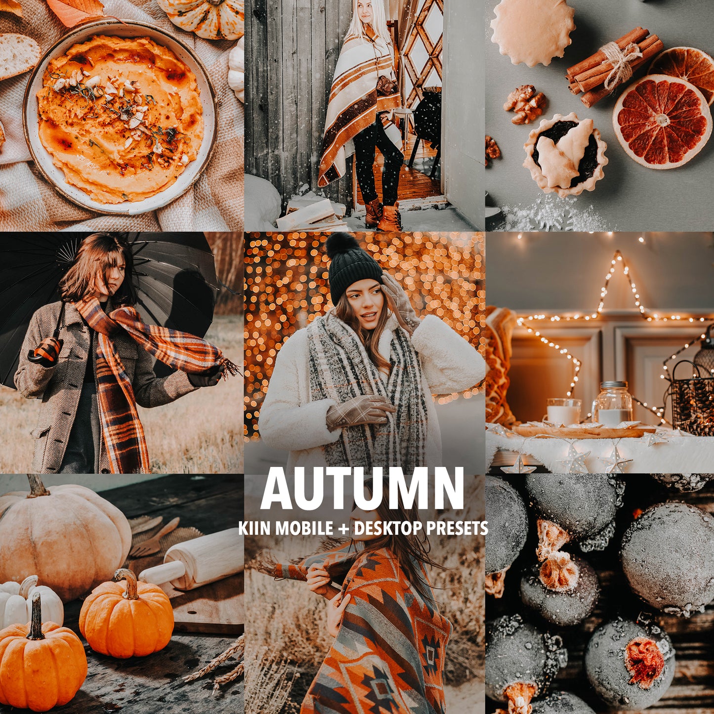 12 AUTUMN LIGHTROOM MOBILE & DESKTOP PRESETS