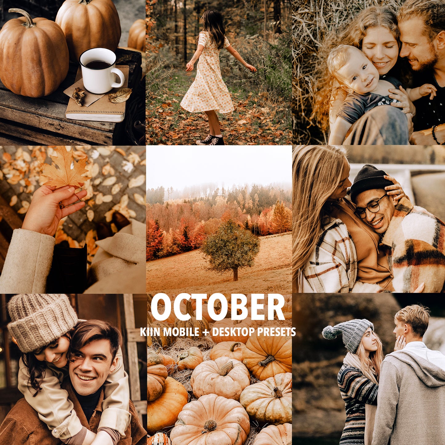 10 OCTOBER LIGHTROOM MOBILE & DESKTOP PRESETS