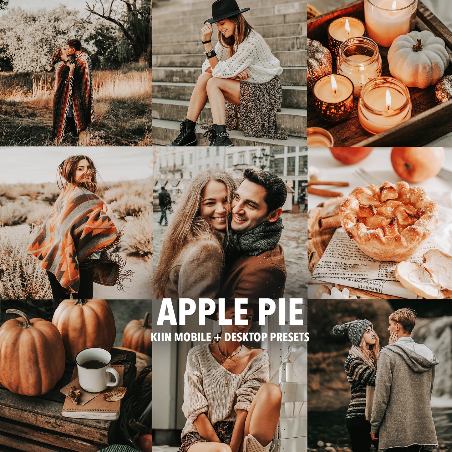27 FALL PRESETS BUNDLE | APPLE PIE, AUTUMN, BOHO, VINTAGE LIGHTROOM MOBILE & DESKTOP PRESETS
