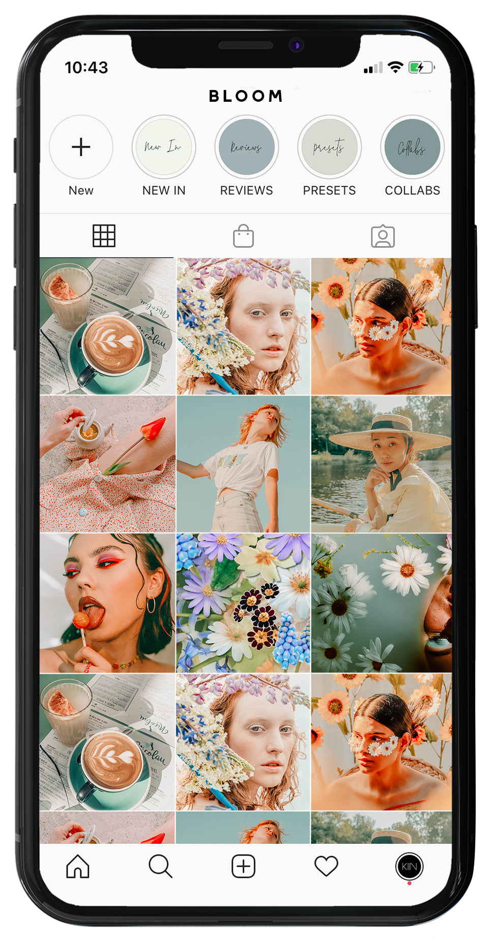 10 BLOOM LIGHTROOM MOBILE PRESETS