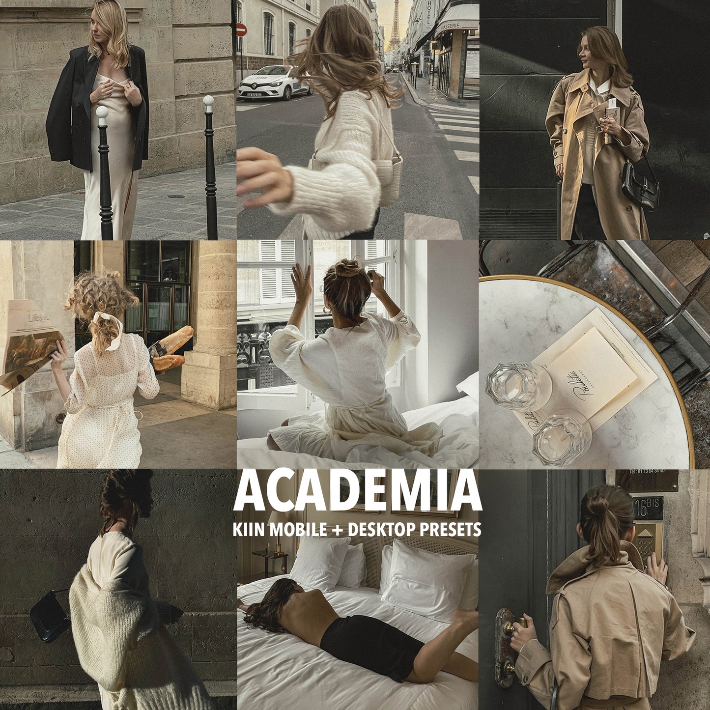 10 ACADEMIA LIGHTROOM MOBILE & DESKTOP PRESETS