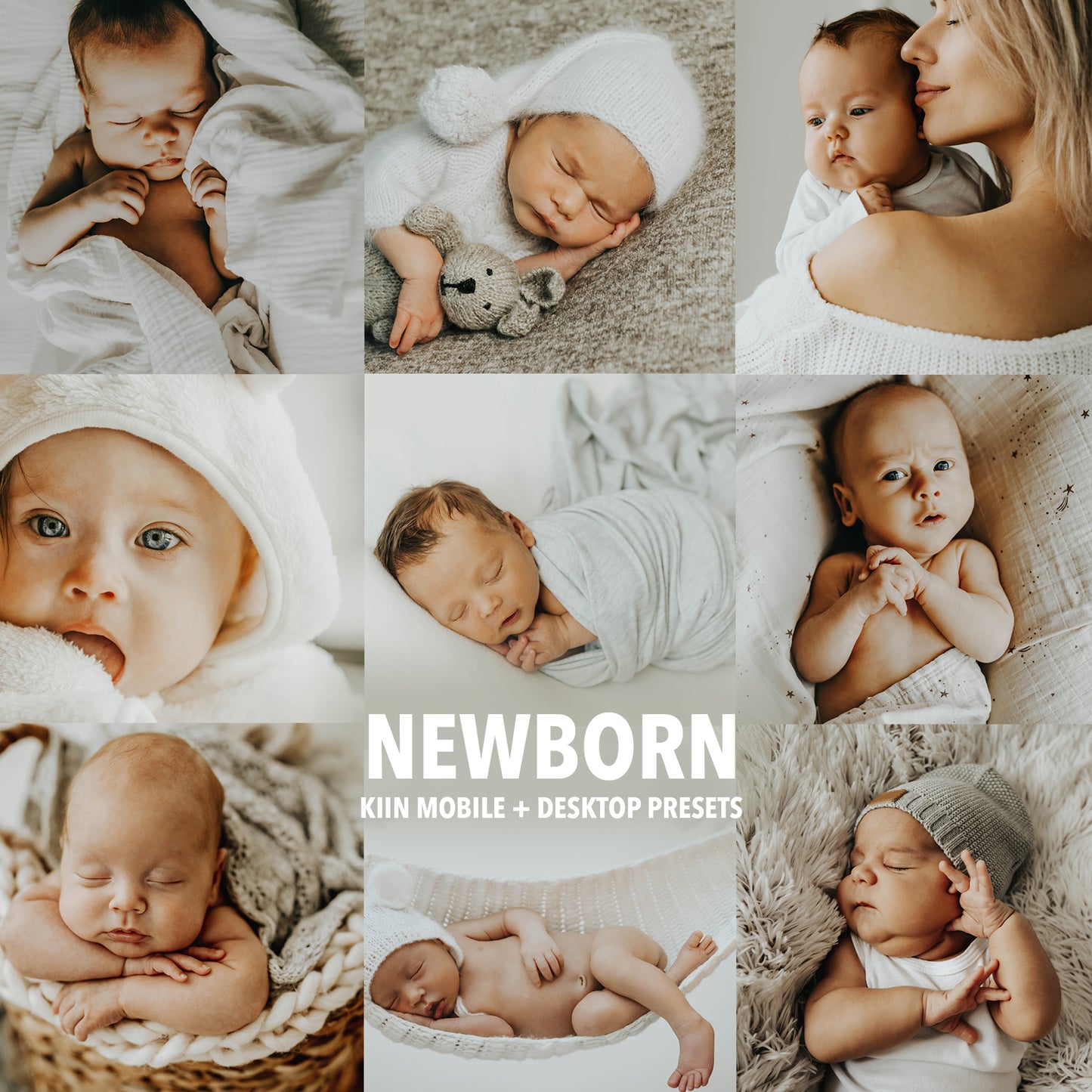10 NEWBORN LIGHTROOM MOBILE & DESKTOP PRESETS
