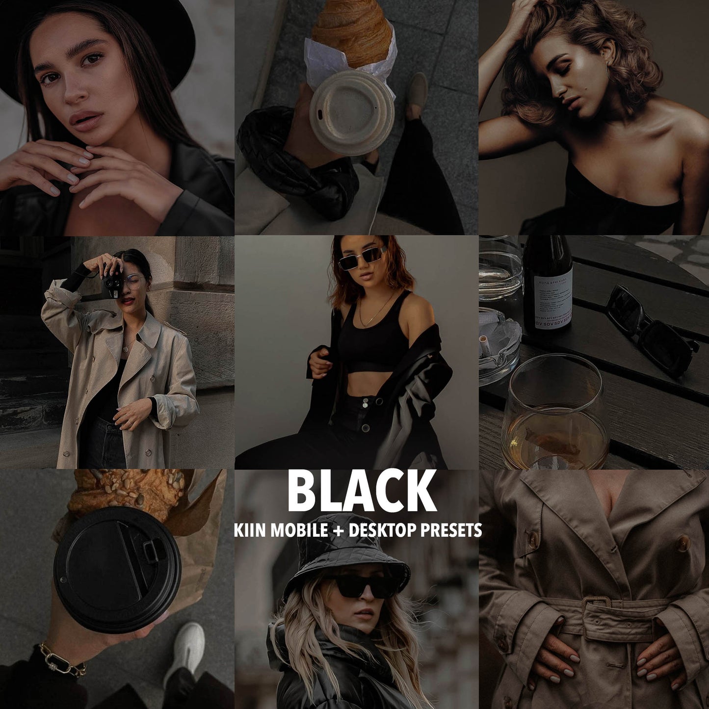10 BLACK LIGHTROOM MOBILE & DESKTOP PRESETS