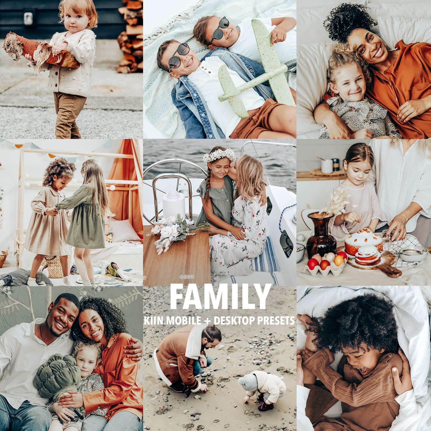 10 FAMILY LIGHTROOM MOBILE & DESKTOP PRESETS