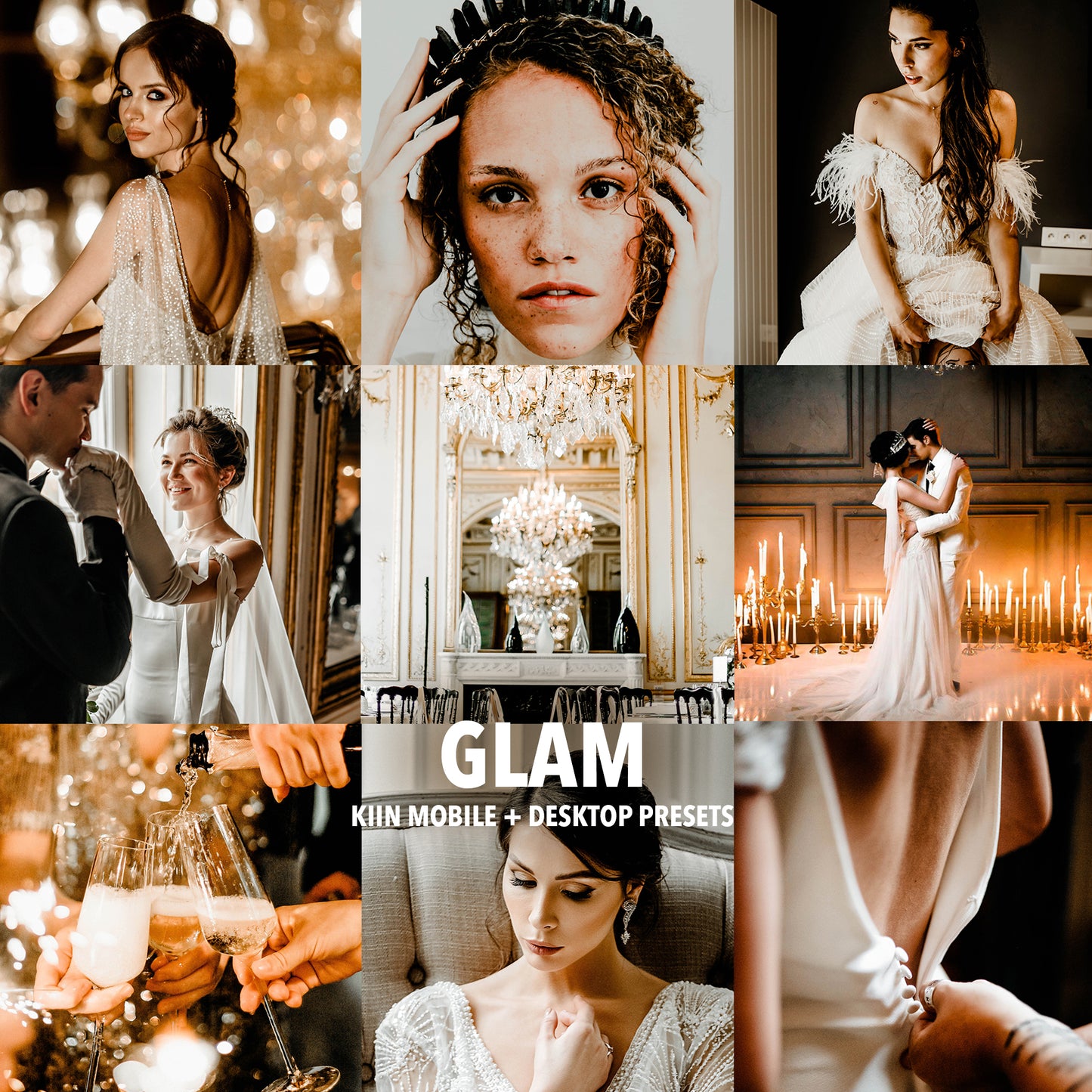 10 GLAM LIGHTROOM MOBILE & DESKTOP PRESETS
