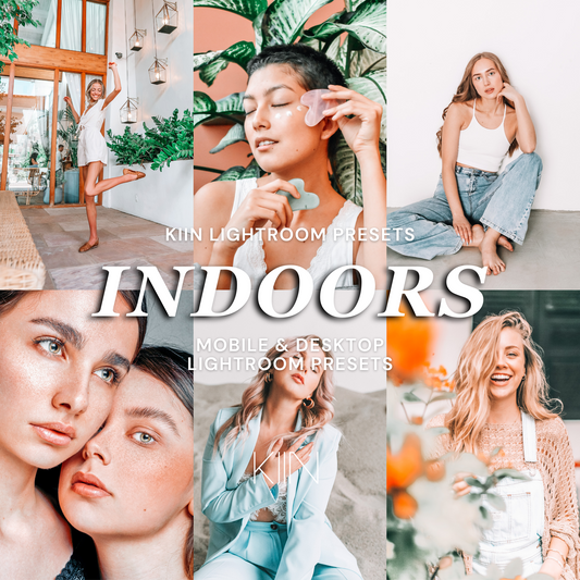 12 INDOORS LIGHTROOM MOBILE & DESKTOP PRESETS