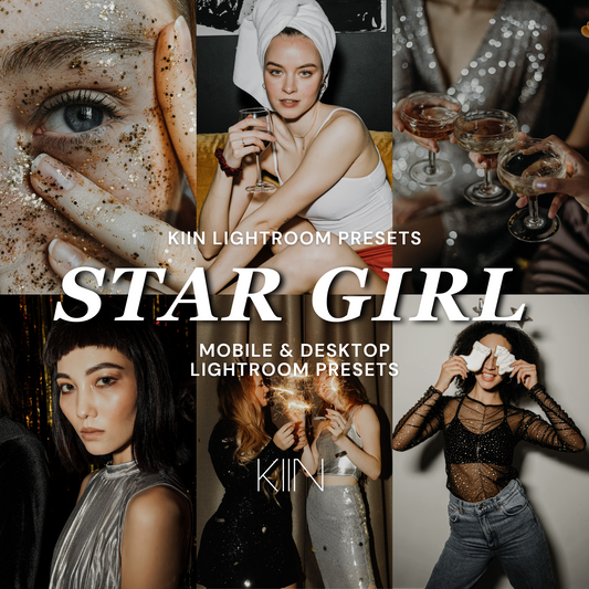 10 STARGIRL LIGHTROOM MOBILE & DESKTOP PRESETS