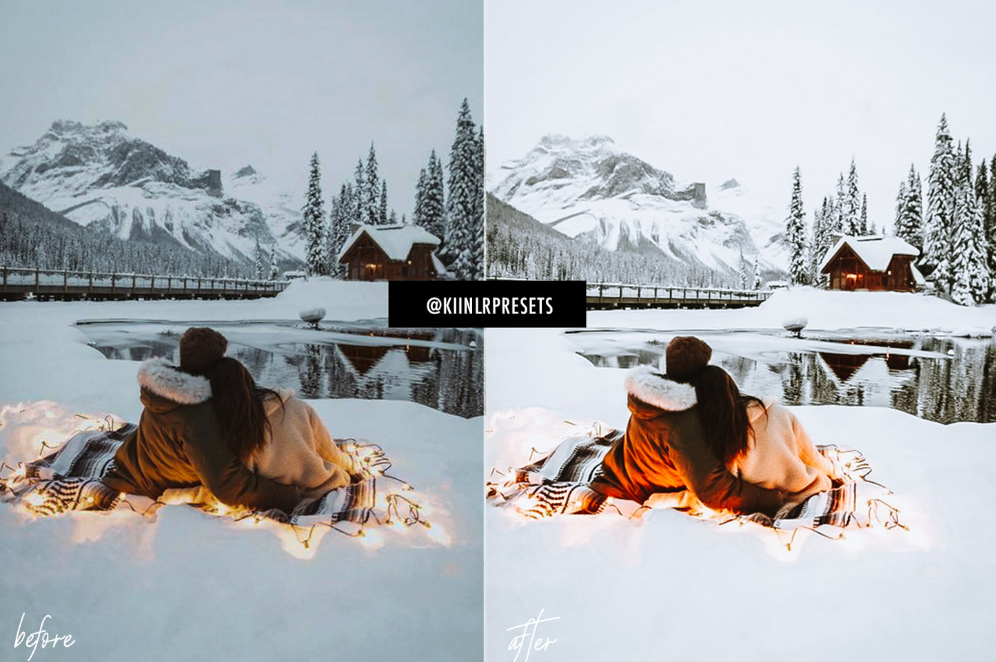 5 WINTER WONDERLAND LIGHTROOM MOBILE PRESETS - KIIN LIGHTROOM PRESETS