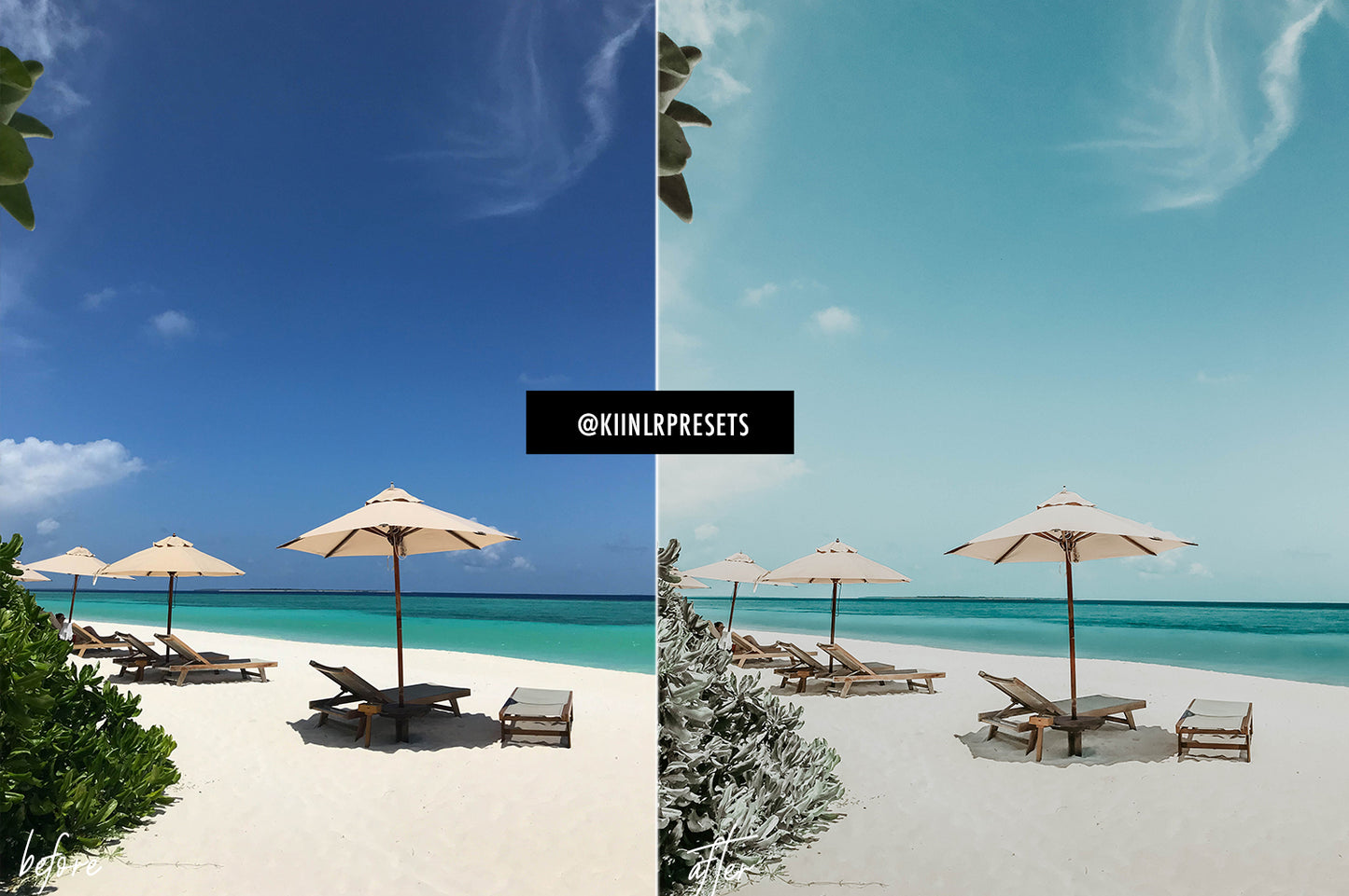 MALDIVES LIGHTROOM MOBILE & DESKTOP PRESETS - KIIN LIGHTROOM PRESETS