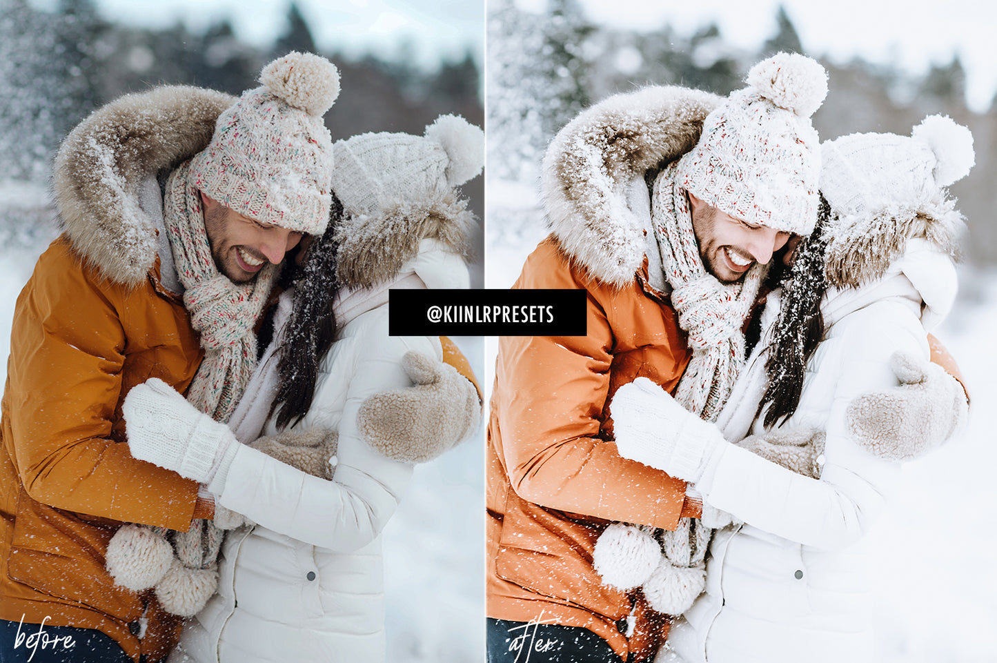 5 WINTER WONDERLAND LIGHTROOM MOBILE PRESETS - KIIN LIGHTROOM PRESETS