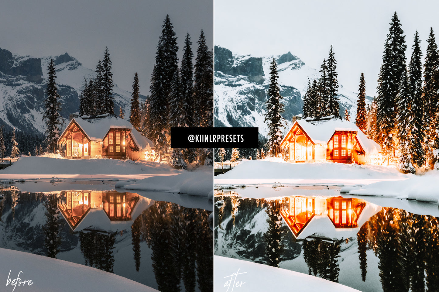 5 WINTER WONDERLAND LIGHTROOM MOBILE PRESETS - KIIN LIGHTROOM PRESETS