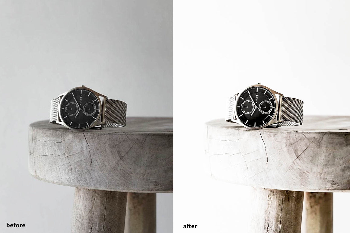 PRODUCT PHOTOGRAPHY WHITE BG LIGHTROOM PRESETS - KIIN LIGHTROOM PRESETS