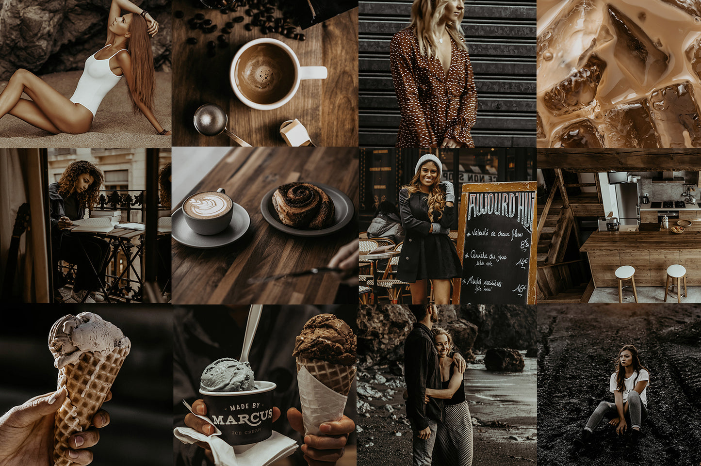 COFFEE TONED LIGHTROOM PRESETS - KIIN LIGHTROOM PRESETS