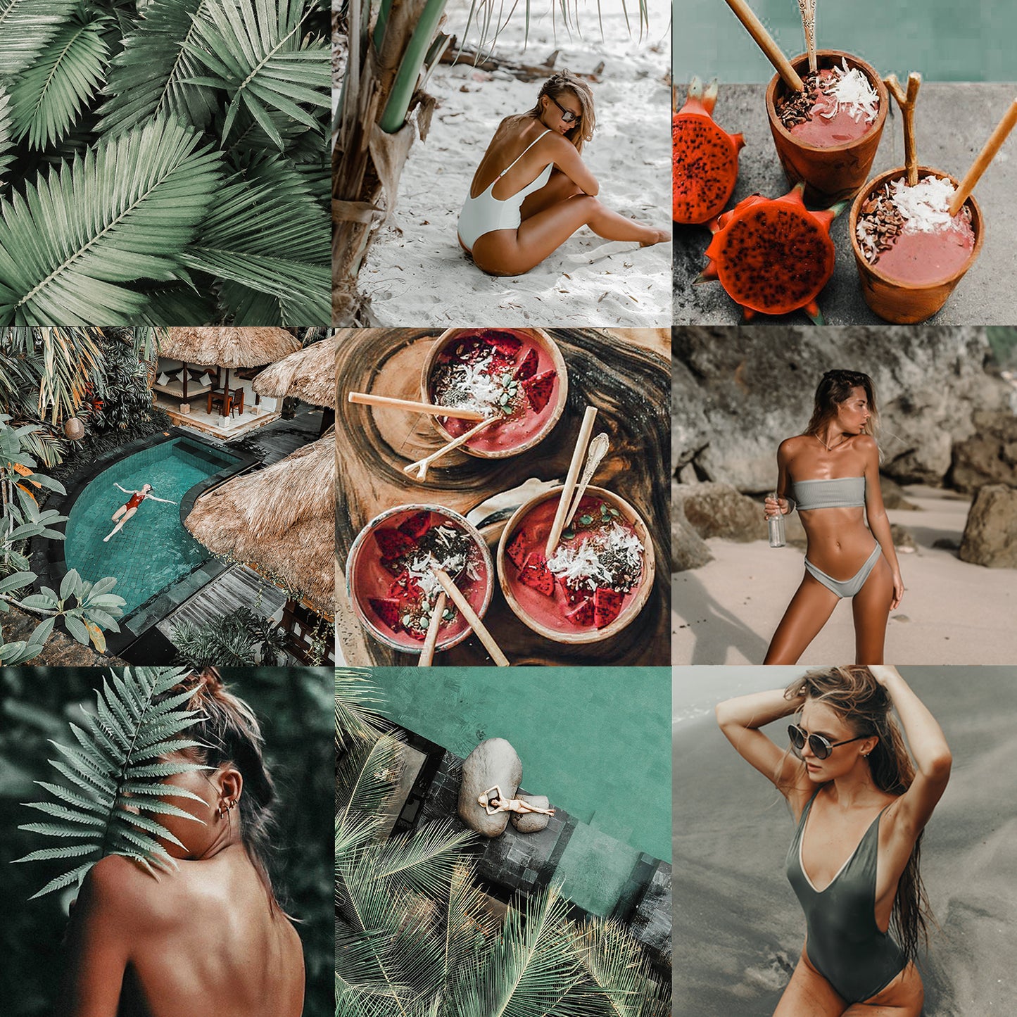 10 TROPICAL BALI LIGHTROOM MOBILE PRESETS