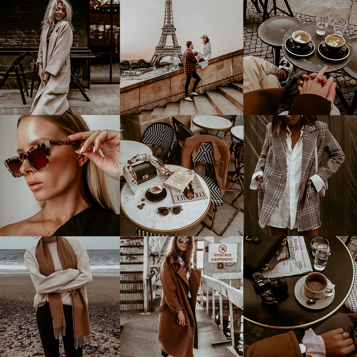 10 FALL IN PARIS LIGHTROOM MOBILE & DESKTOP PRESETS