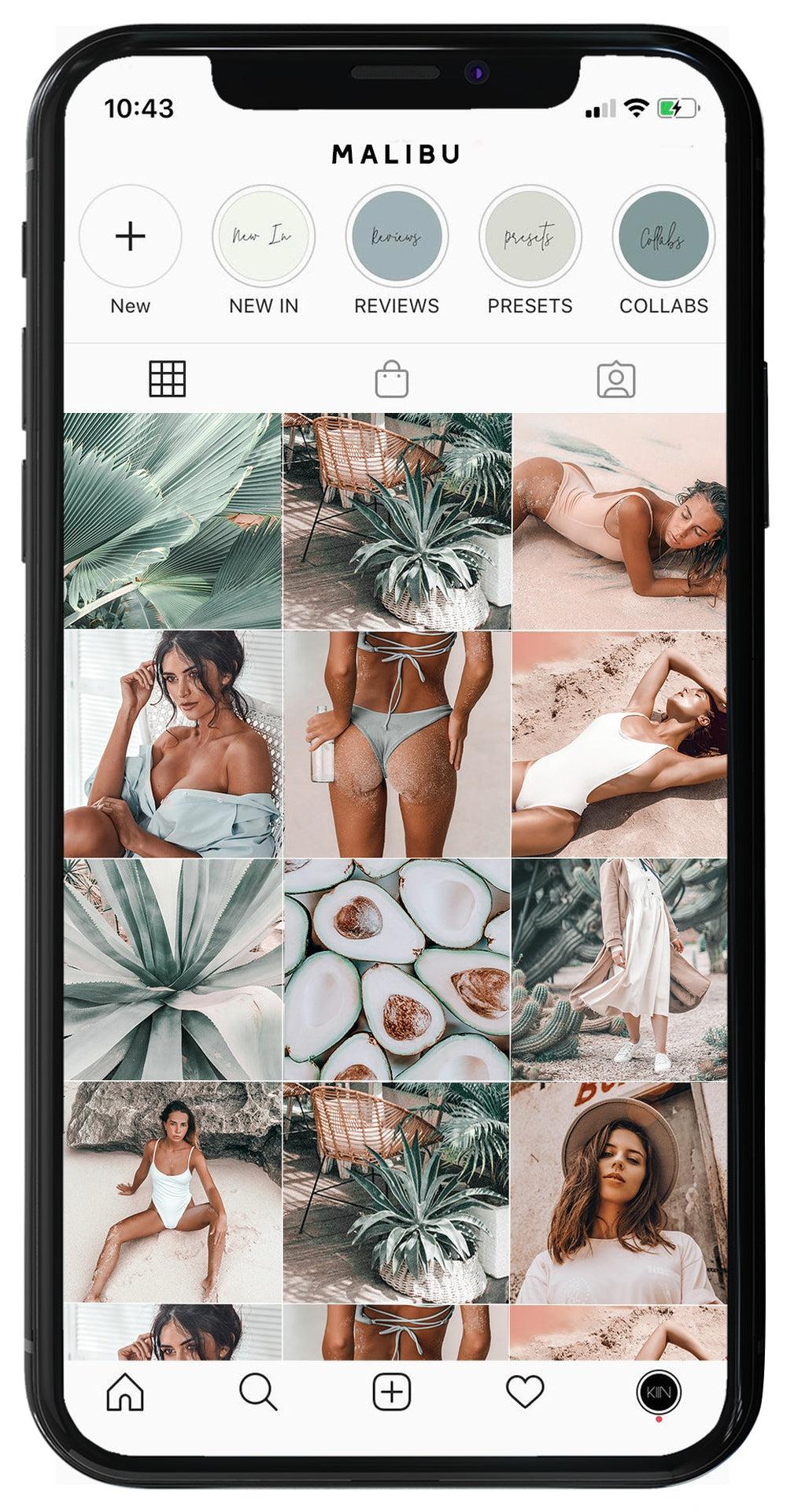 10 MALIBU BLOGGER LIGHTROOM MOBILE PRESETS