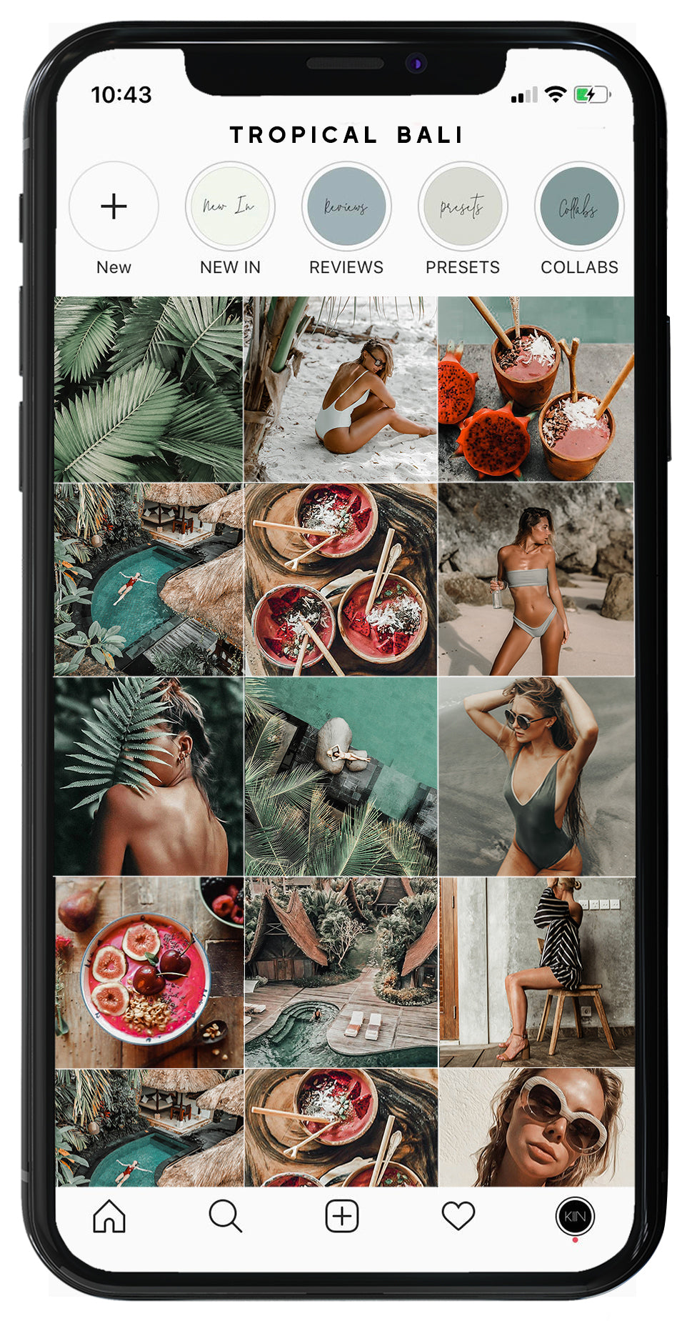 10 TROPICAL BALI LIGHTROOM MOBILE PRESETS