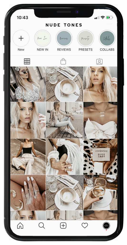 10 NUDE TONES LIGHTROOM MOBILE PRESETS