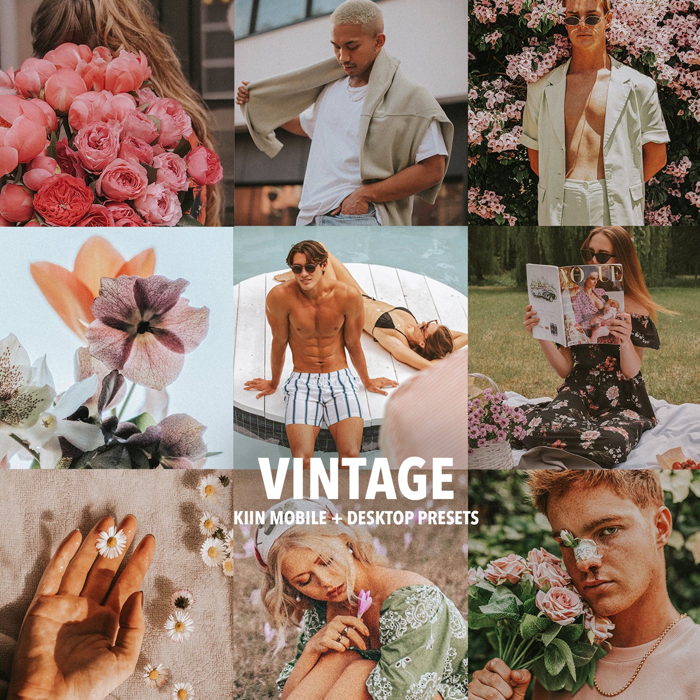 12 VINTAGE LIGHTROOM PRESETS