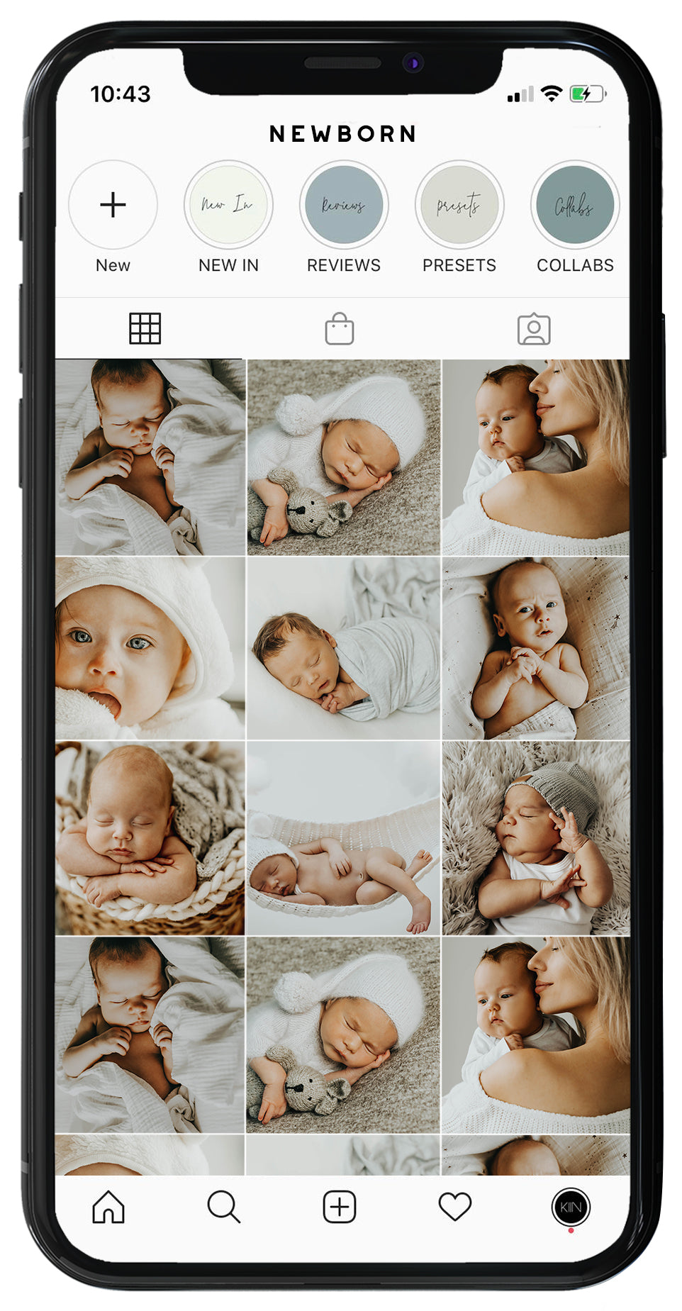 10 NEWBORN LIGHTROOM MOBILE PRESETS