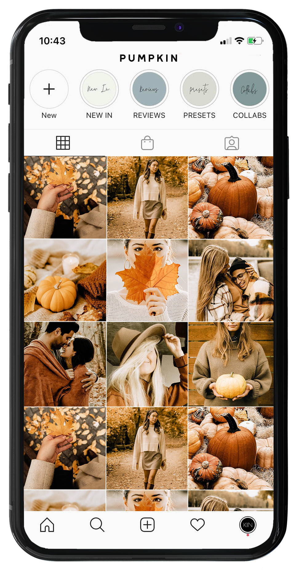 10 PUMPKIN LIGHTROOM MOBILE PRESETS