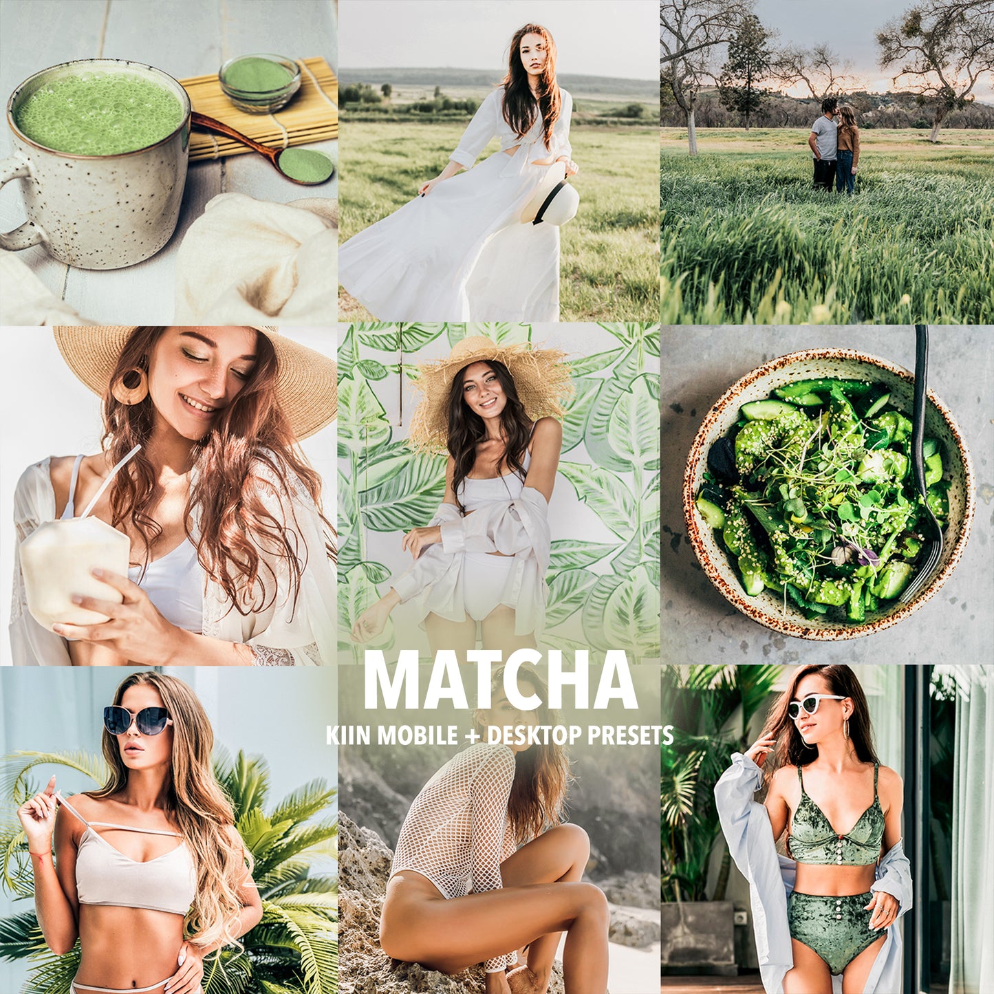 10 MATCHA LIGHTROOM MOBILE & DESKTOP PRESETS