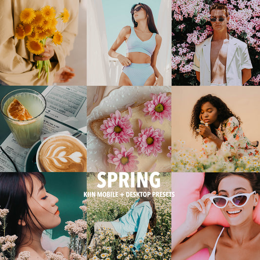 10 SPRING LIGHTROOM MOBILE & DESKTOP PRESETS