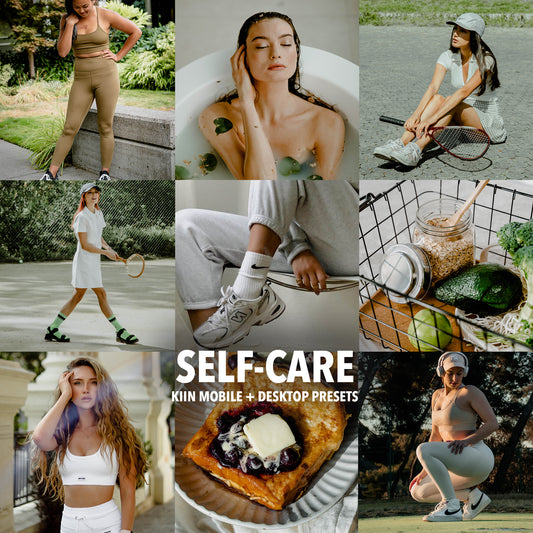 10 SELF-CARE LIGHTROOM MOBILE & DESKTOP PRESETS