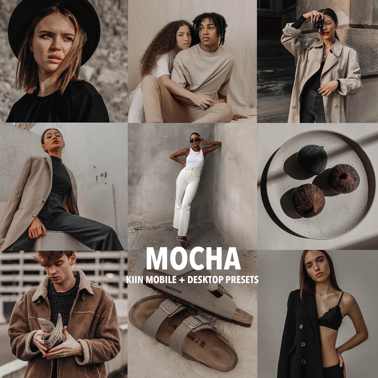 12 MOCHA AESTHETIC LIGHTROOM PRESETS