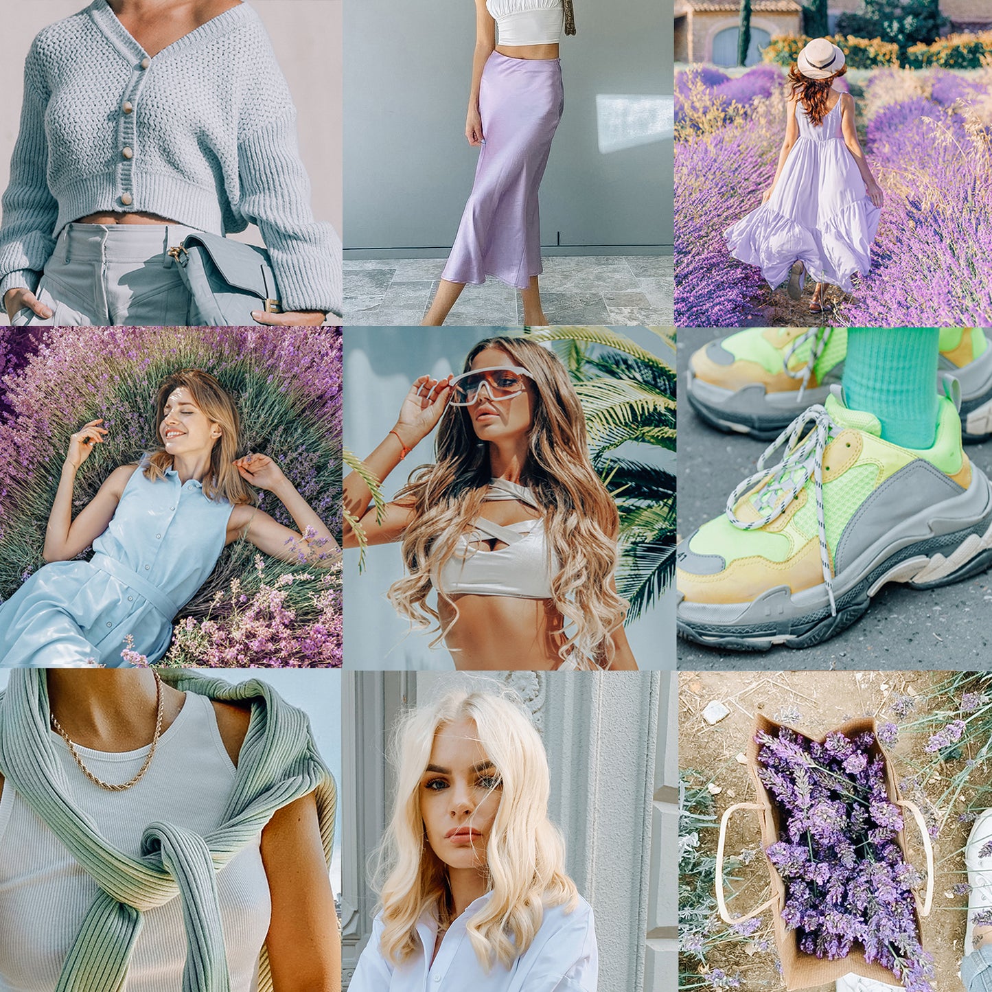 10 LEMON LILAC MINT LIGHTROOM MOBILE PRESETS