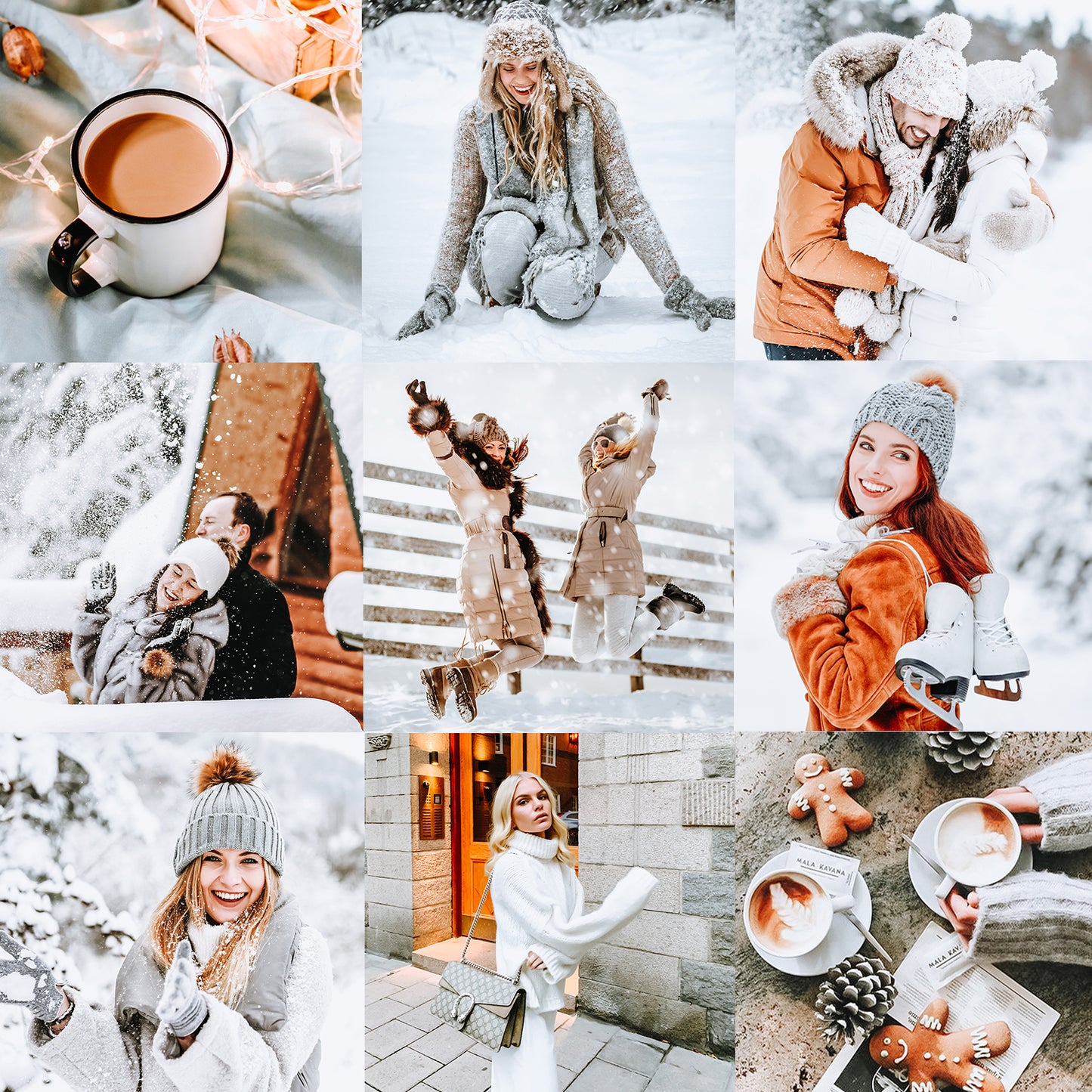 12 WINTER WONDERLAND LIGHTROOM MOBILE PRESETS