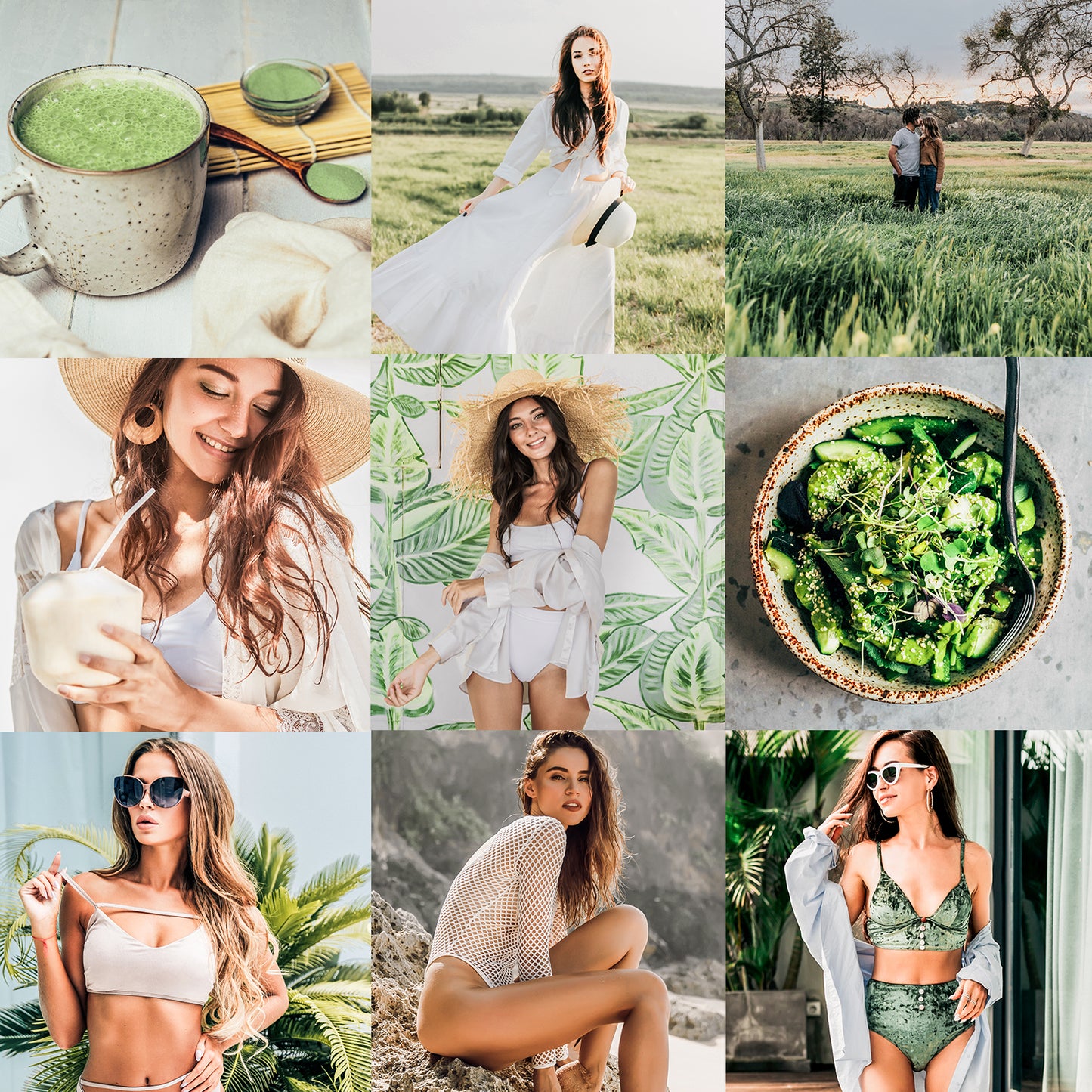 10 MATCHA LIGHTROOM MOBILE & DESKTOP PRESETS