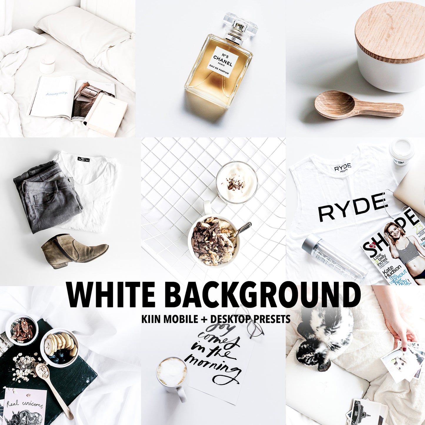 12 PRODUCT PHOTOGRAPHY WHITE BG LIGHTROOM PRESETS