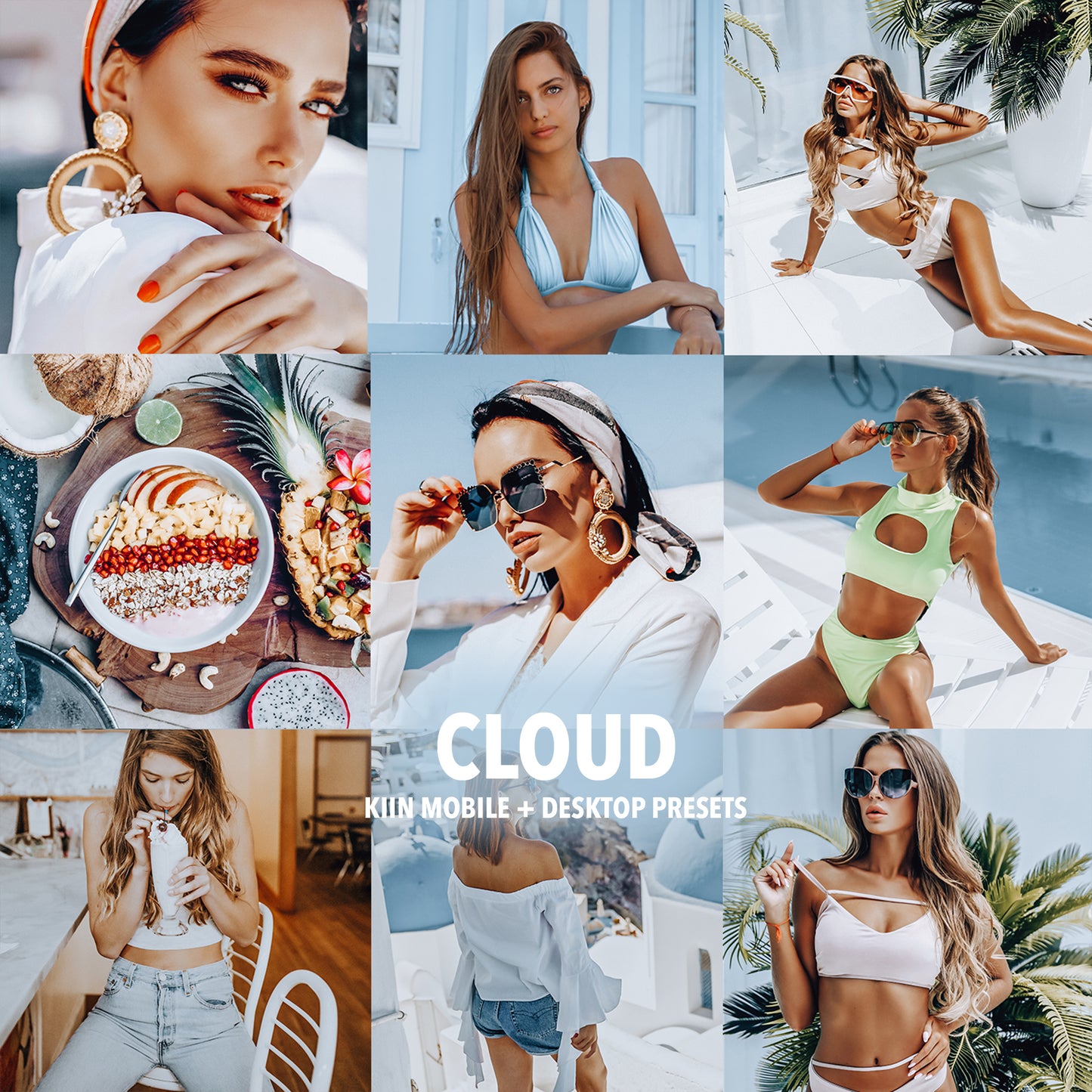 10 CLOUD BLUE LIGHTROOM MOBILE & DESKTOP PRESETS