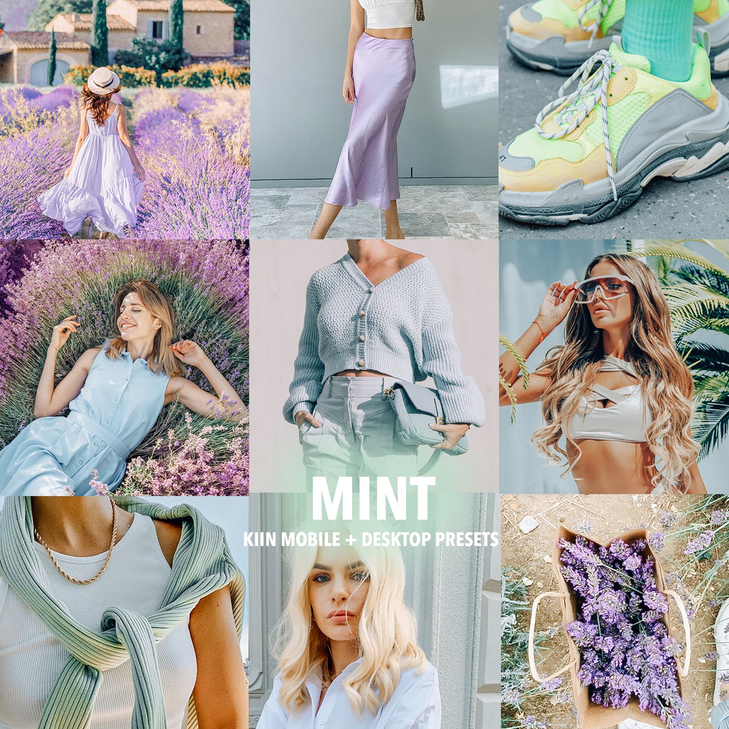 10 LEMON LILAC MINT LIGHTROOM  PRESETS